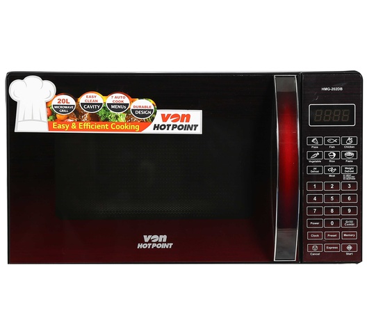 Von VAMG-20DGB 20L Microwave Oven Grill - Black