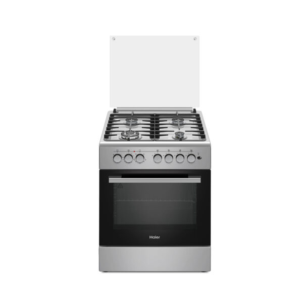Haier 60X60, 4 Gas Cooker, Electric Oven - HCR2040EES