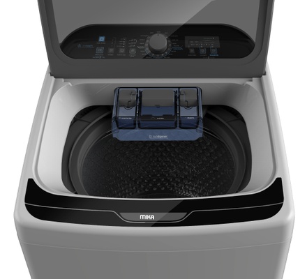 Mika Washing Machine, 13KG, Fully Autmatic, Top Load, Dark Silver - MWATL3613DS