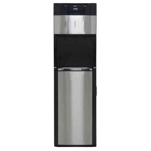 Mika Water Dispenser,Floor Standing Bottom Load , Stainless Steel Black - MWD2801/SSB