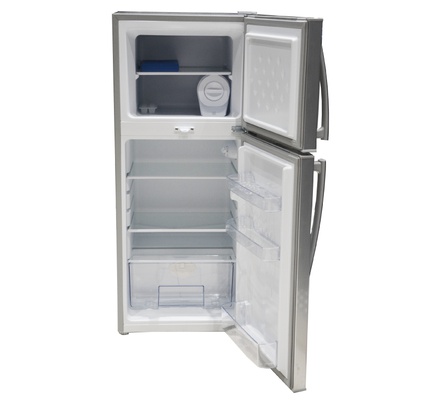 Mika Refrigerator, 118L, Direct Cool, Double Door, Silver Brush - MRDCD70SBR