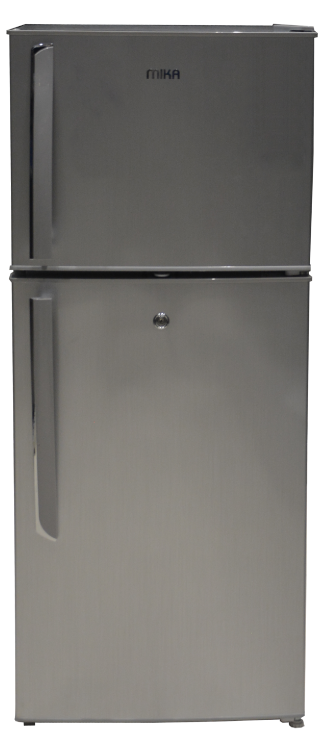 Mika Refrigerator, 118L, Direct Cool, Double Door, Silver Brush - MRDCD70SBR