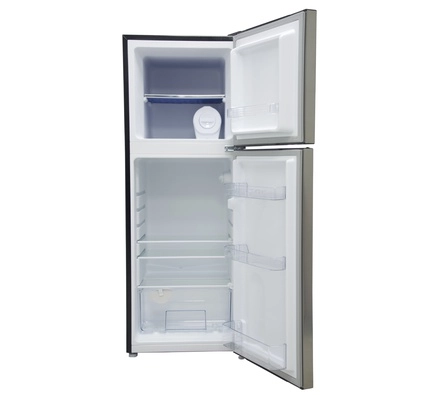 Mika Refrigerator, 138L, Direct Cool, Double Door, Black Brush MRDCD75XSF