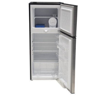 Mika Refrigerator, 138L Direct Cool, Double Door, Dark Matt SS MRDCD75XDM