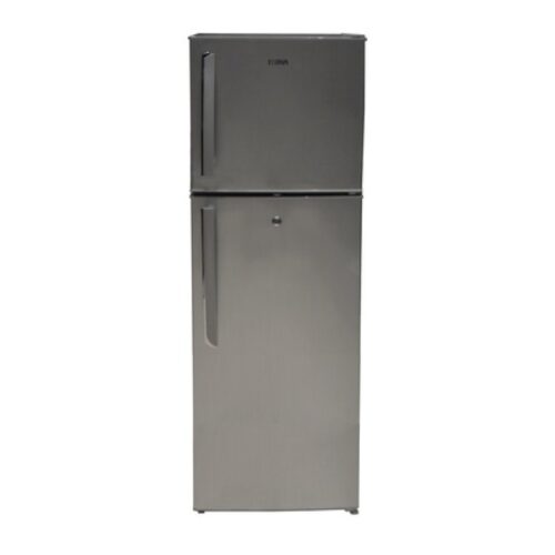 Mika Refrigerator, 138L, Direct Cool, Double Door, Silver Brush MRDCD75SBR