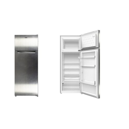 Mika Refrigerator, 211L, Direct Cool, Double Door, Shiny SS MRDCD211XSF