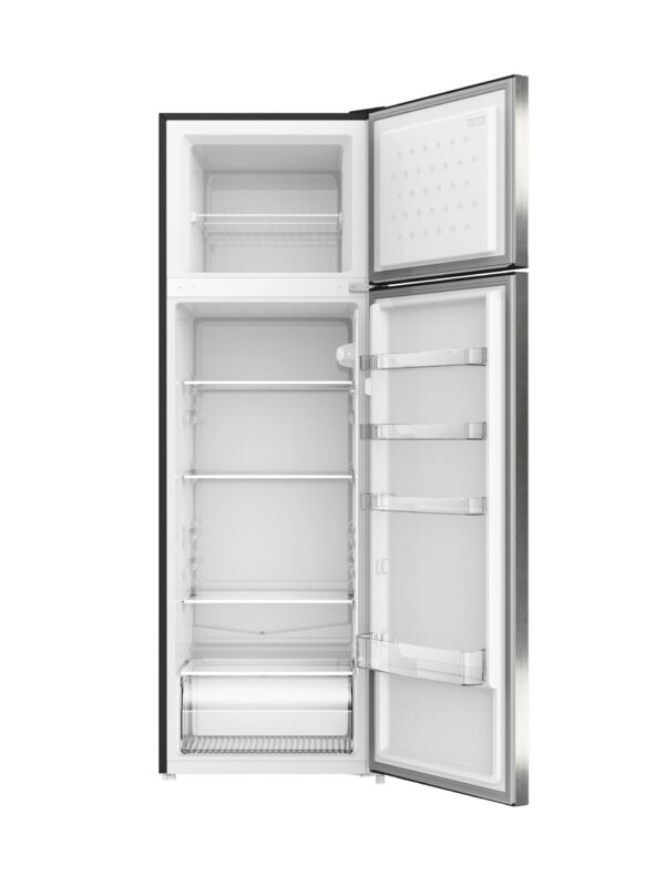 Mika Refrigerator, 261L, Direct Cool, Double Door, Silver Brush MRDCD261SBR