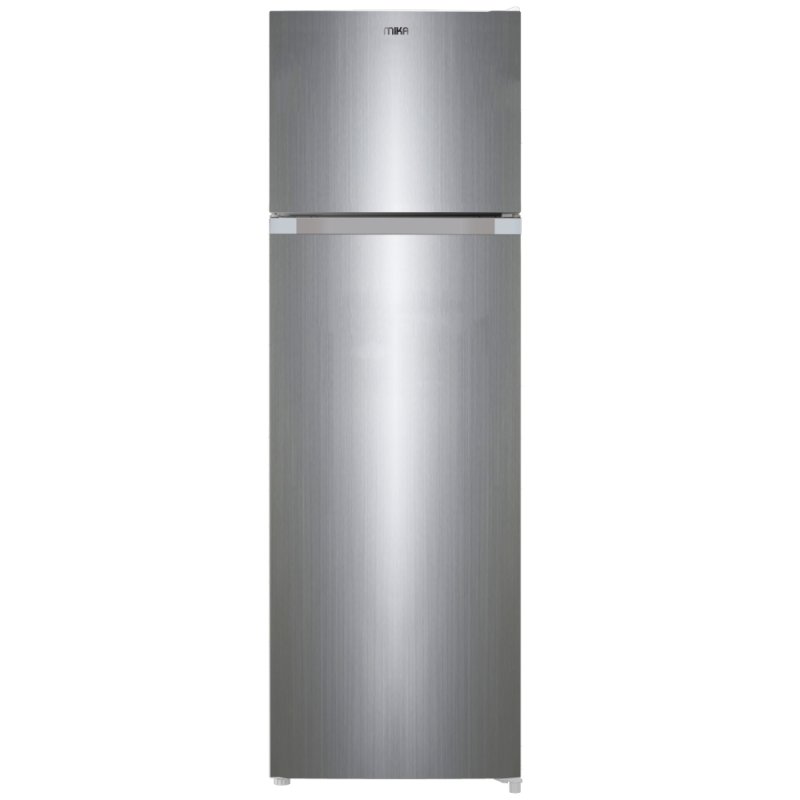 Mika Refrigerator, 261L, Direct Cool, Double Door, Silver Brush MRDCD261SBR