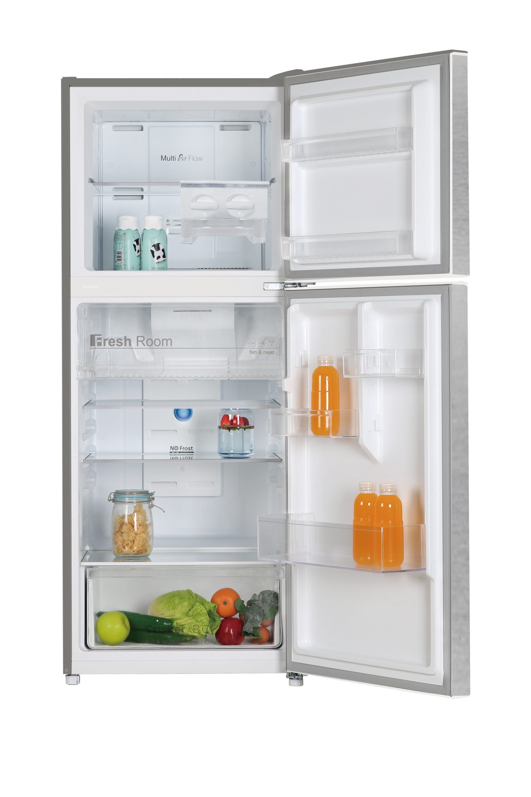 Mika Refrigerator, 297L, No Frost, Brush SS Look - MRNF297DS