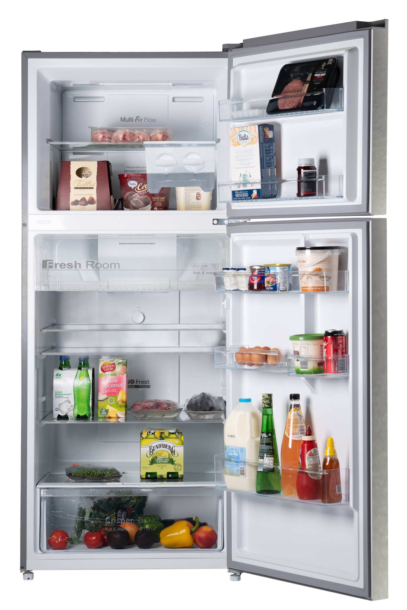 Mika Refrigerator, 410L, No Frost, Brush SS Look - MRNF410XLBV