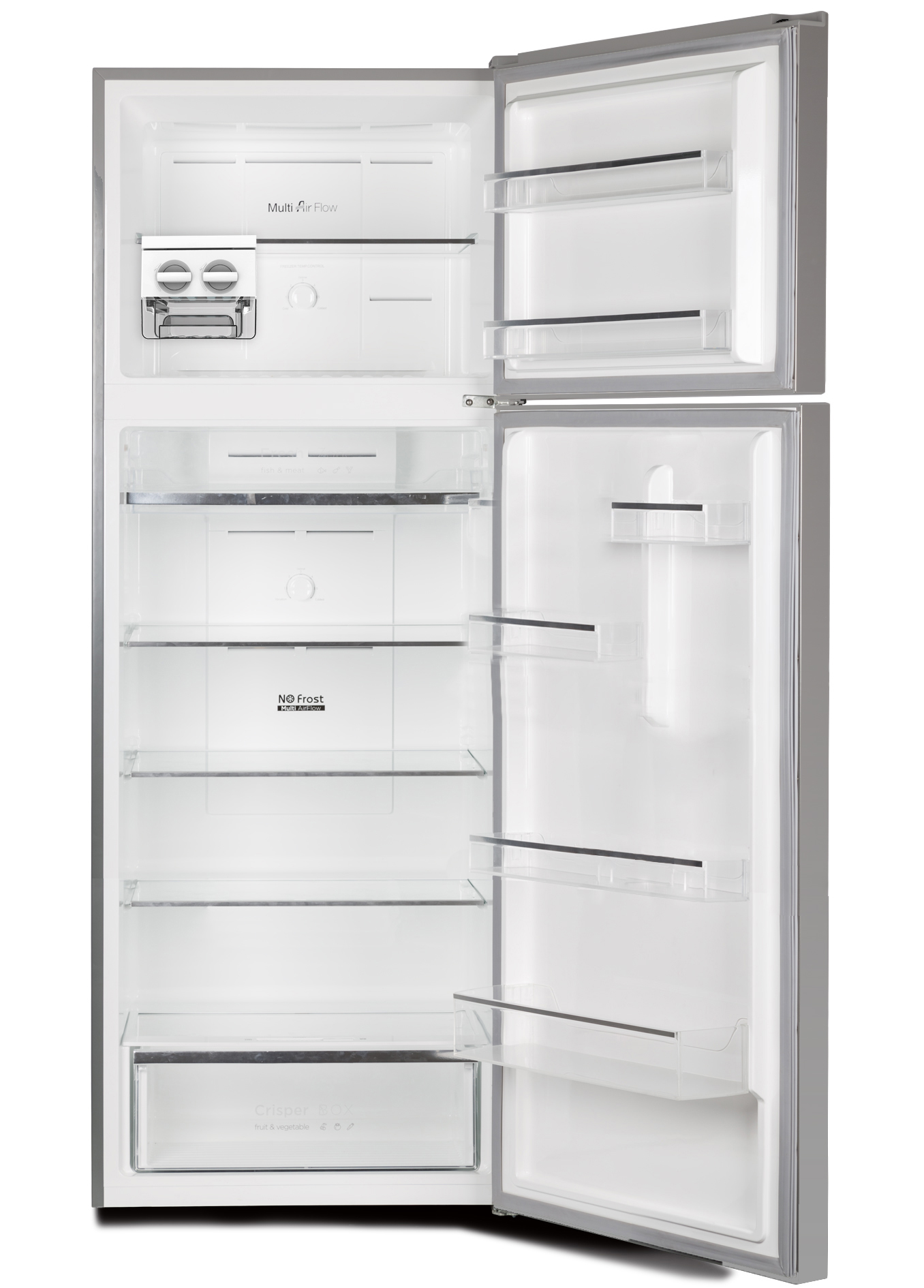 Mika Refrigerator, 465L, No Frost, Brush SS Look - MRNF465XLBV