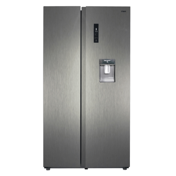 Mika Refrigerator, Side by Side, No Frost , 562L, Brush SS Look - MRNF2D562SSV