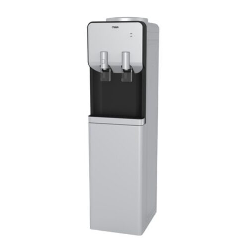 Mika Water Dispenser, Standing , Hot & Electric cooling, with cabinet, Silver & Black - MWD2302/SBL