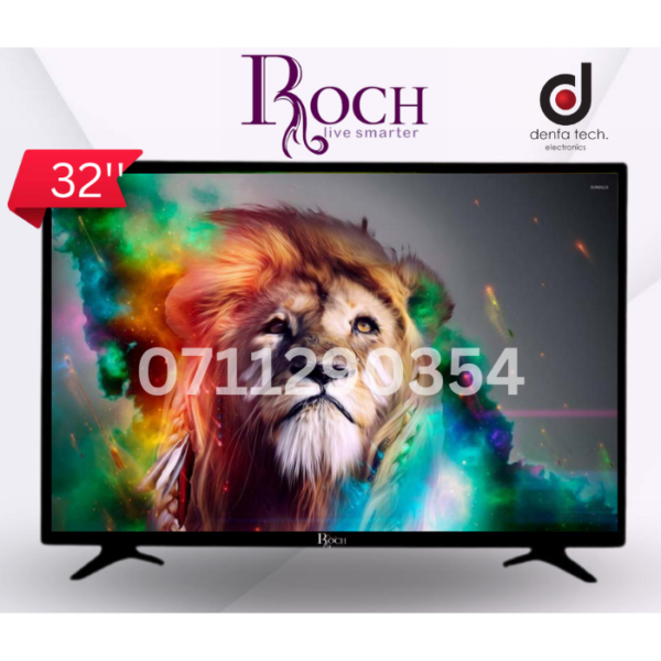 Roch Ultra Slim 32” HD Digital Led TV - Built-in Decoder Metal Frame - RH-LE32D5-A