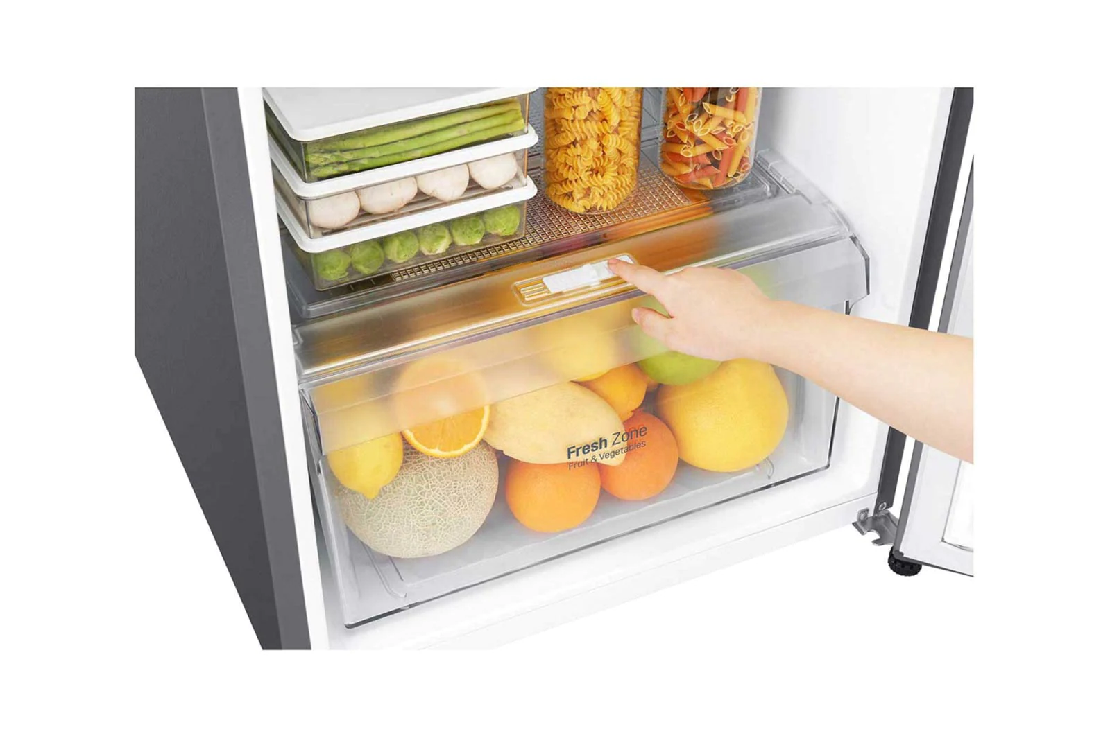 254(L) | Top Freezer Refrigerator | Smart Inverter Compressor | Moist Balance Crisper™ | Smart Diagnosis™ - GN - B272SQCB 5
