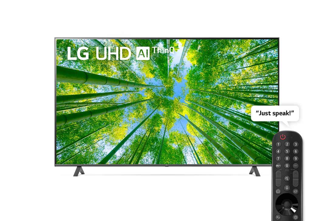 LG UHD Inch 4K TV webOS Smart with AI ThinQ Slim Design - UQ80006