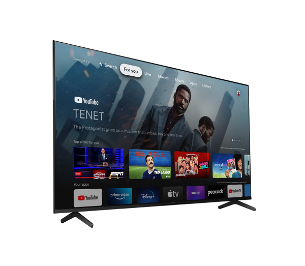 55 inch X80K 4K HDR LED TV with smart Google TV (2022) - 55X80K 7