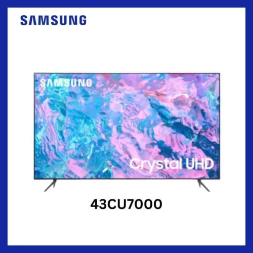 SAMSUNG 43" Class CU7000 Crystal UHD 4K Smart TV (2023)