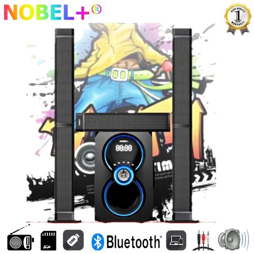 Nobel NB-2050 55000W PMPO Tall Boy Home Theatre System With USB/SD/FM/BT/AUX.
