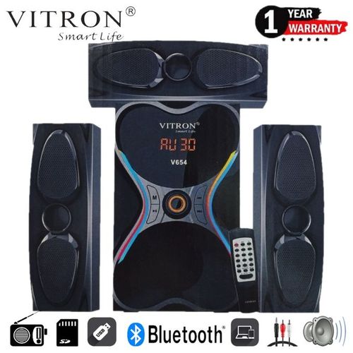 Vitron V654 3.1 CH MULTIMEDIA SPEAKER SYSTEM BT/SD/FM/SB 8000W