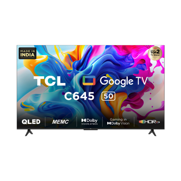 TCL 50″ QLED 4K ANDROID SMART TV-50C645